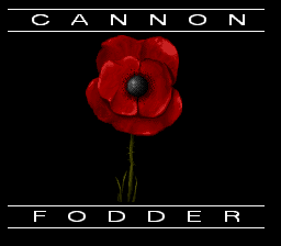 Cannon Fodder (Europe) Title Screen
